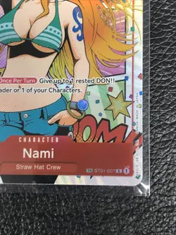 B6 Nami (Treasure Rare) ST01-007 Alt Art OP06 - One Piece: Wings Of The Captain - Image 4