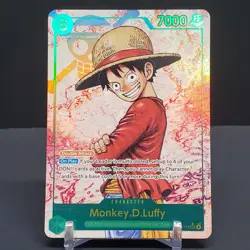 Monkey D. Luffy OP13-118 SEC Alt Art One Piece Carrying On His Will English Foil - Image 2