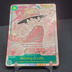 Monkey D. Luffy OP13-118 SEC Alt Art One Piece Carrying On His Will English Foil - Image 5