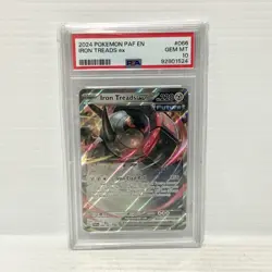 PSA 10 - Iron Treads 066/091 - Paldean Fates - Graded Pokemon Card - Image 1