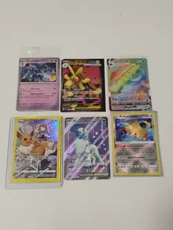 Pokemon Secret Rare/Sealed Pokemon Day Promo/Eevee TG/Full Art Holo Cards - Image 1