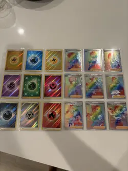 Pokemon LOT of 48 cards RARE RAINBOW Trainer ENERGY GOLD, Full Arts, Promos MINT - Image 2