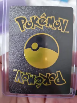 Dragonite V Black Foil Fan Art Textured Collector Pokemon Card SWSH154... - Image 2