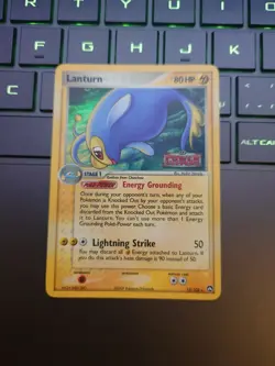 Lanturn 15/108 Rare Reverse Holo Stamped Power Keepers Pokemon Card - Image 1