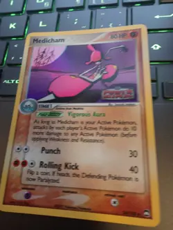 Medicham 34/108 2007 EX Power Keepers Pokemon Card TCG Reverse Holo NM-MINT - Image 2