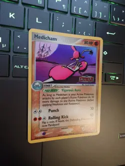 Medicham 34/108 2007 EX Power Keepers Pokemon Card TCG Reverse Holo NM-MINT - Image 5