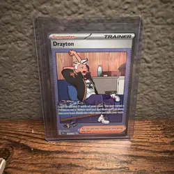 Pokemon TCG Prismatic Evolutions Drayton Special Illustration Card 172/131 Sir - Image 1