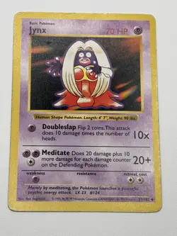 Pokemon Card - Jynx Base Set (Shadowless) 31/102 Uncommon - Image 2