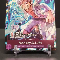 2023 One Piece Bandai Card Fest World Tour Promo Monkey.D.Luffy Rare #P-041 US - Image 4