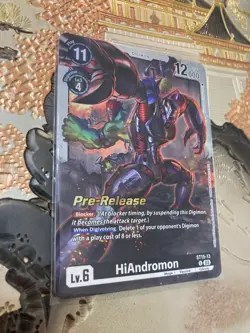 Digimon Card Game Single Pre-Release ST15-13 U HiAndromon Dragon of Courage - Image 1