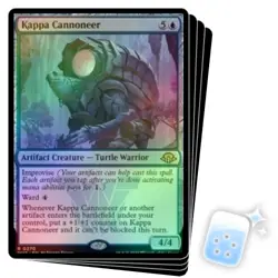 FOIL KAPPA CANNONEER X4 Modern Horizons 3 Magic MTG MINT CARD - Image 1