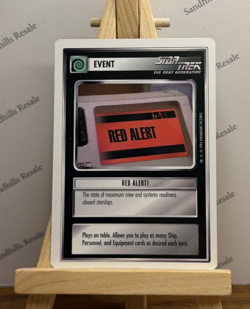 Star Trek CCG * Red Alert! Card * 1994 * 1st Edition * White Border - Image 1