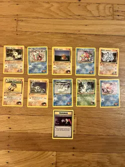 Pokemon Neo Gym Challenge Vintage Card Lot 1st edition Giovanni MINT rare WOTC - Image 1