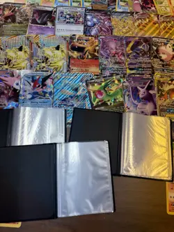 Pokemon Jumbo Card Lot of 208 and 3 Jumbo Card Binders - Image 5