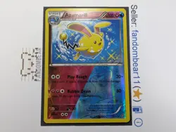 SHINY Azumarill - 77/114 Steam Siege REVERSE HOLO card 2016 Pokemon TCG - LP - Image 5