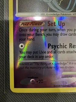 Pokemon TCG Legends Awakened Uxie Reverse Holo Rare Card 43/146 - Image 5