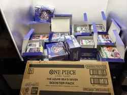 One Piece The Azure Sea's Seven OP-14 Lot C/UC Only 2500+ Cards 12 Empty Box - Image 1
