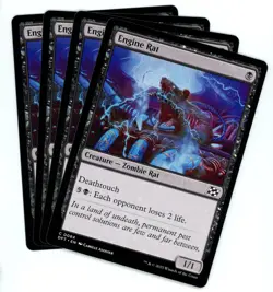 x4 Engine Rat - Aetherdrift - MTG - NM/M - Image 1