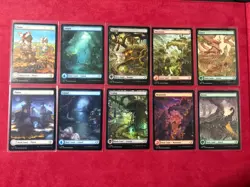 Complete Day And Night Land Pack - Lorwyn Eclipsed ECL MTG 10 Full Art - 1 Each - Image 1
