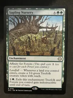 Sapling Nursery Rare Regular ECL 0192 MtG Lorwyn Eclipsed NM - Image 1