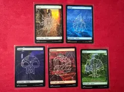 Full Art Land Set - Marvel’s Spider-Man SPM Magic The Gathering MTG 5 Non Foil - Image 1