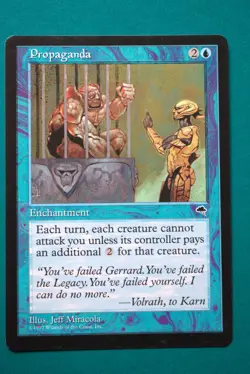 Propaganda - Tempest - NM (Never Played) - Magic The Gathering - Image 1