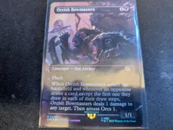 MTG Magic the Gathering FOIL Orcish Bowmasters Borderless LTR! - Image 1