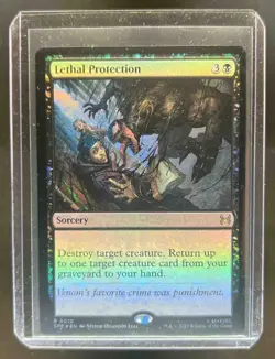 2025 Magic Marvel's Spider-Man Lethal Protection Eternal Foil Rare #0010 - Image 1