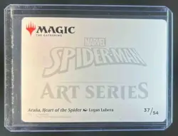 2025 Magic Marvel's Spider-Man Arana Heart of Spider Art Gold Signature #37 - Image 2