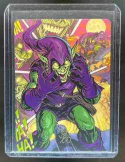2025 Magic Marvel's Spider-Man Green Goblin Art Series Gold Stamped Signature 49 - Image 1