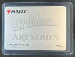 2025 Magic Marvel's Spider-Man Green Goblin Art Series Gold Stamped Signature 49 - Image 2