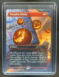 2025 Magic MTG Marvel's Spider-Man Pumpkin Bombs Spider Man Eternal Rare #0026 - Image 1