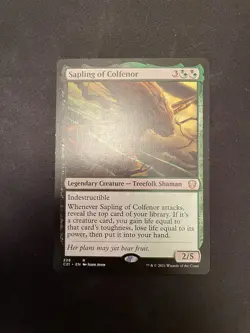 Sapling of Colfenor Magic The Gathering LP - Image 1