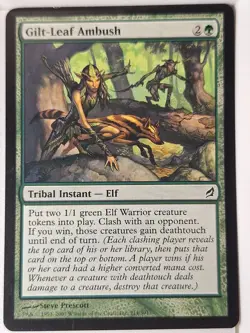 Gilt-Leaf Ambush - Lorwyn - Magic the Gathering MTG Nice! - Image 1