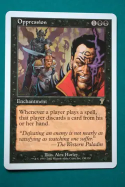 Oppression - 7th Edition - NM (Never Played) - Magic The Gathering(1) - Image 1