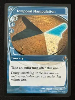 1x MTG Temporal Manipulation (Future Sight) - Mystery Booster 2 (MB2) #174 - Image 1