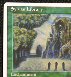 Sylvan Library - MTG Magic the Gathering 4th Edition - NM - Image 2