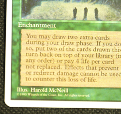 Sylvan Library - MTG Magic the Gathering 4th Edition - NM - Image 4