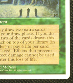Sylvan Library - MTG Magic the Gathering 4th Edition - NM - Image 5