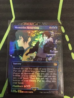 MTG Magic The Gathering Memories Returning Foil FIN Borderless Final Fantasy - Image 1