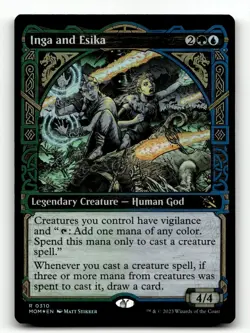 Inga and Esika (Showcase) Foil R March of the Machine pack fresh commander NM - Image 1