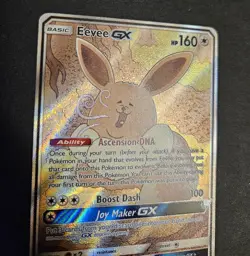 Eevee GX SM233 Sm Holo Black Star Promo Pokemon Card TCG Alternative Art LP+/NM- - Image 3