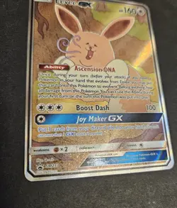 Eevee GX SM233 Sm Holo Black Star Promo Pokemon Card TCG Alternative Art LP+/NM- - Image 5
