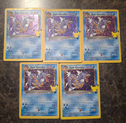 *LOT OF 5* Pokemon Celebrations Dark Gyarados 8/82 Holo NM/LP - Image 1