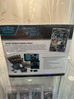 Pokemon TCG Black Bolt ETB Elite Trainer Box Factory Sealed Scarlet Violet - Image 3