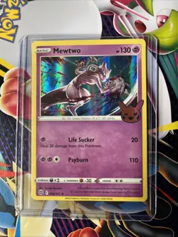 Mewtwo 056/172 Trick Or Trade Halloween Holo Rare Promo Pokemon TCG 2022 NM - Image 2