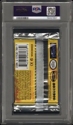 Pokemon Charizard Pack 1999 Base Set Base Foil Pack PSA 9 - Image 2