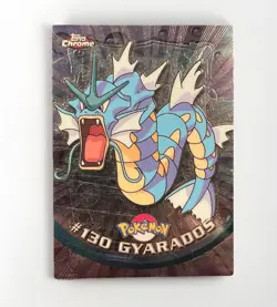 [DMG] Topps Chrome 1999 Gyarados #130 Pokemon TV Animation Edition Series 1 - Image 1