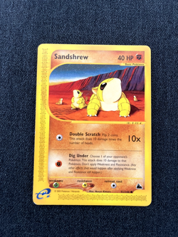 Pokemon TCG Sandshrew 92/144 Skyridge Regular Near Mint - Image 1
