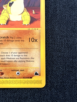 Pokemon TCG Sandshrew 92/144 Skyridge Regular Near Mint - Image 5